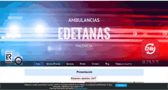 Desktop Screenshot of ambulanciasedetanas.com