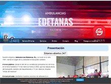 Tablet Screenshot of ambulanciasedetanas.com